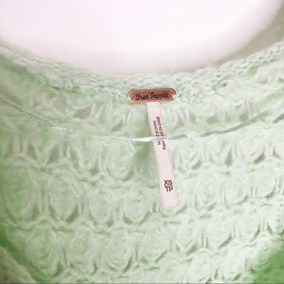 NWT Free People Crochet Oversized Sweater - Picture 4 of 7